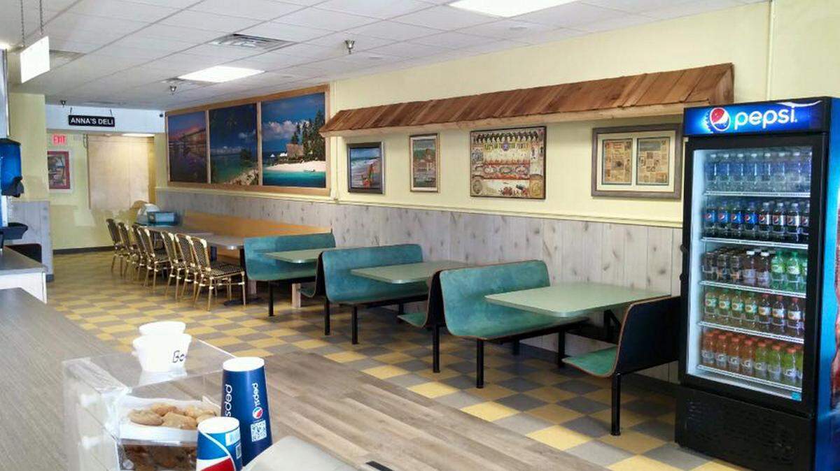 The inside of the third Anna's Deli location at 4816 14th St. W. Anna's Deli started in 1971 in Siesta Key and has grown to three locations. The most recent opened in Bradenton earlier this month. PROVIDED PHOTO