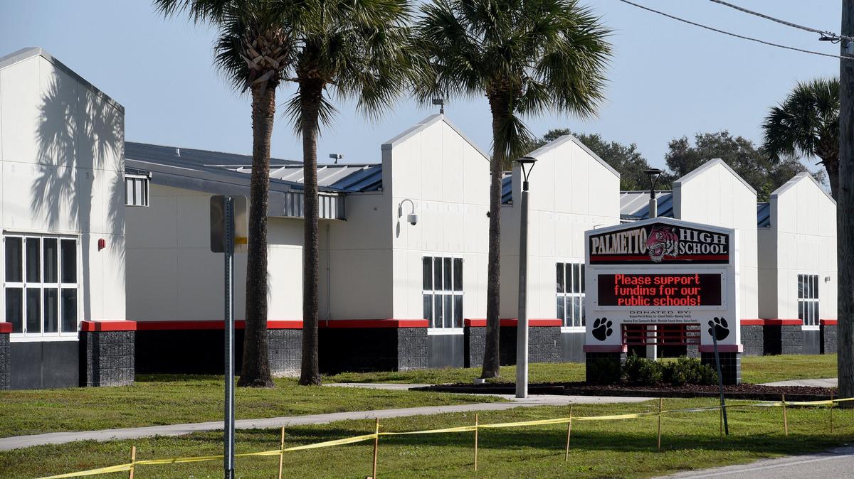 The Manatee County School District is set to spend $29 million for construction of a new two-story building at Palmetto HIgh School. The building will replace two low-lying buildings that have been susceptible to flooding.