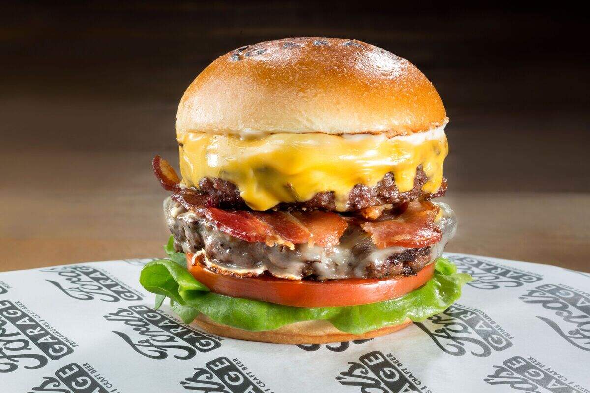 Ford’s Garage plans to open a 300-seat restaurant in University Town Center by the end of 2019. Shown above is its trademark burger.