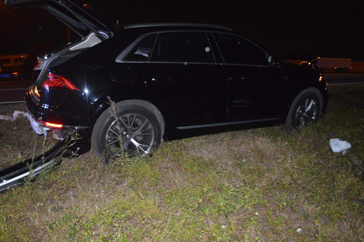 Florida Highway Patrol impounded an abandoned 2020 Audi SUV at mile marker 210 on Interstate 75. An SUV was involved in a hit and run deadly crash with a motorcyclist nearby.