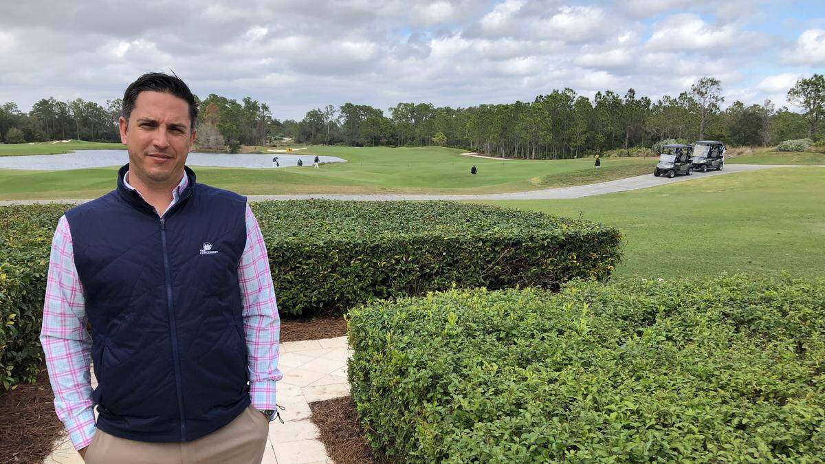 2/1/2021--Brian Weimann, general manager of The Concession Golf Club, said the Bradenton area has never hosted a golf tournament like the World Golf Championships scheduled for Feb. 25-28.