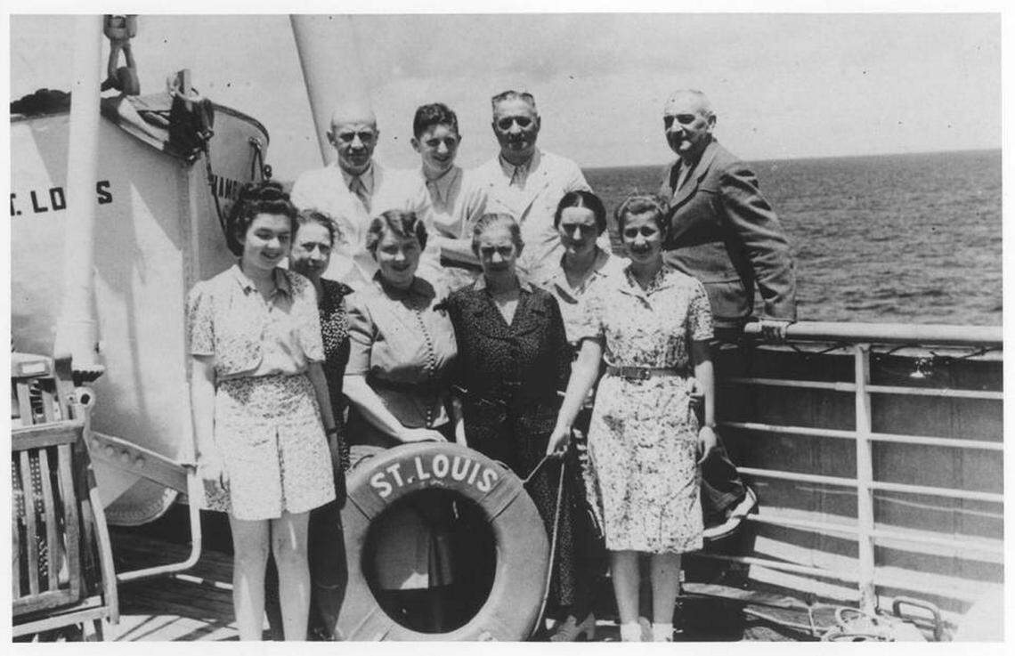 Members of the extended Heilbrun family on board the SS St. Louis.Photo courtesy UNITED STATES HOLOCAUST MUSEUM