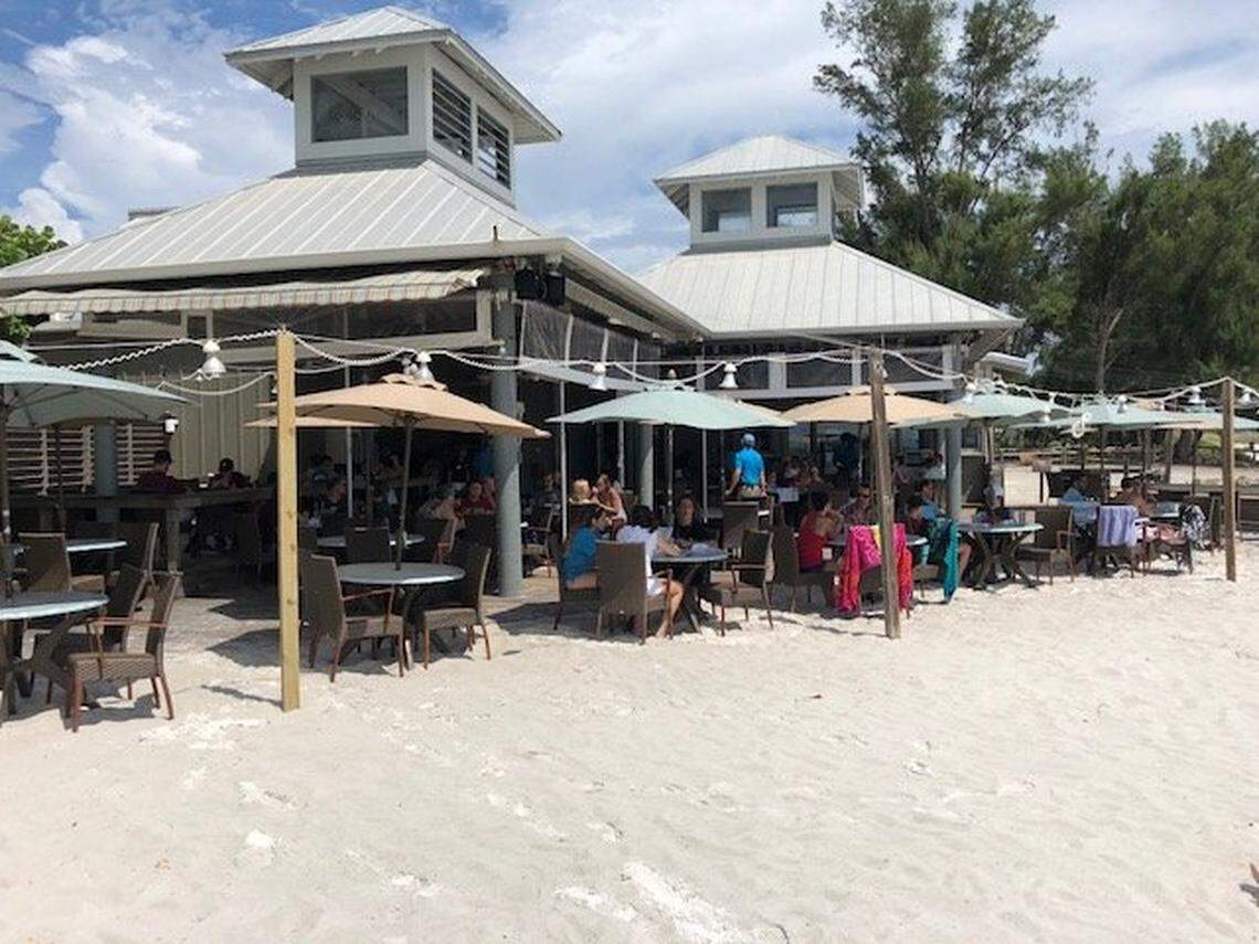6/17/2019--Workers with a year or more service at The Sandbar Restaurant, , 100 Spring Ave., Anna Maria; Beach House Waterfront Restaurant, 200 Gulf Drive N., Bradenton Beach; and Mar Vista Dockside Restaurant & Pub, 760 Broadway St., North Longboat Key, recently received $1,000 bonuses for their service during the pandemic.