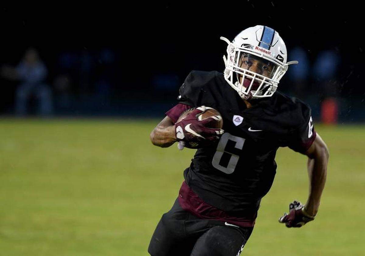 Braden River running back Brian Battie had 13 touchdowns this season heading into Friday night’s game.