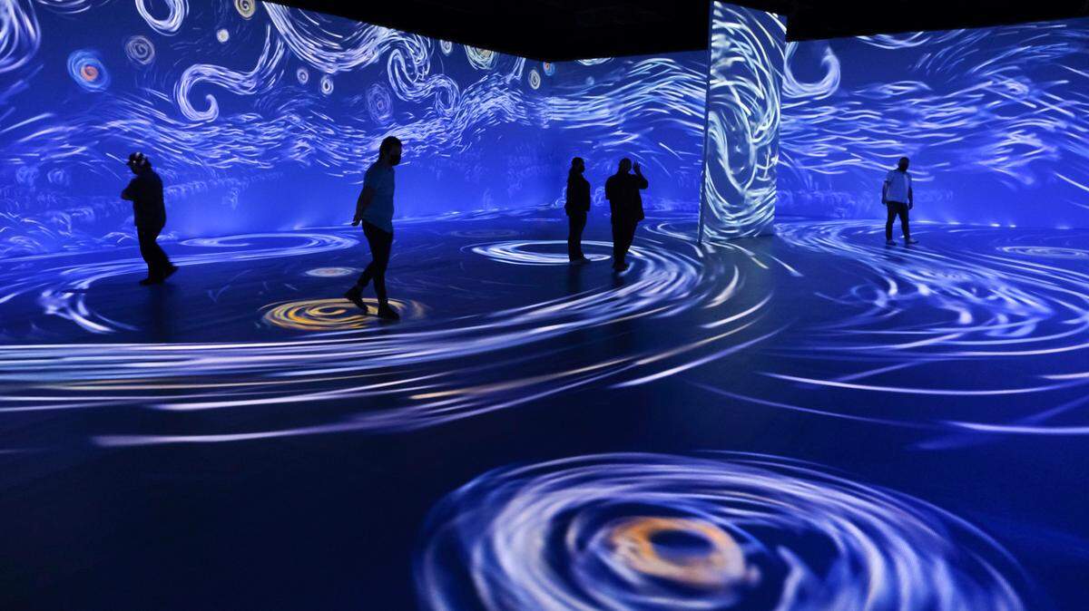 “Beyond Van Gogh,” a traveling art exhibit that takes immerses visitors in more than 300 works of the famed 19th century painter, is on display through April 24, 2022 at University Town Center in Sarasota.