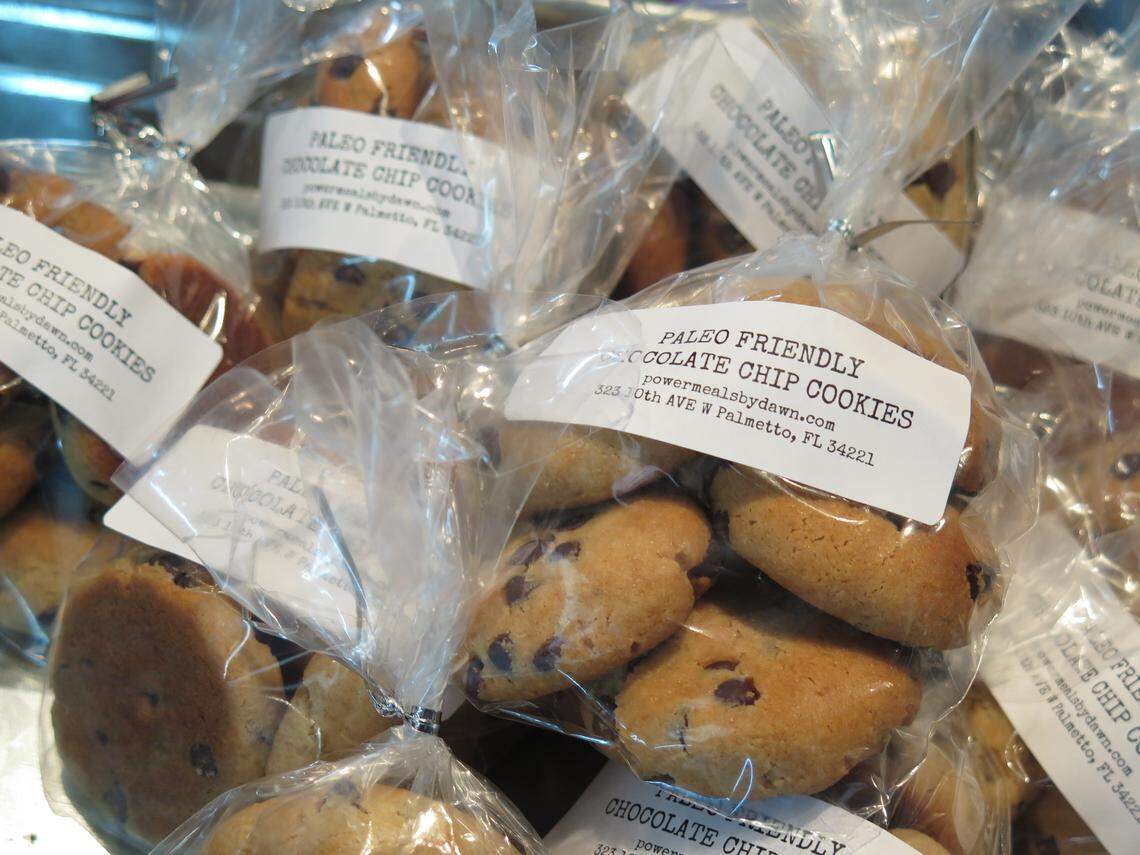 In addition to premade meals, Power Meals by Dawn sells desserts and snacks that make the Paleo diet “enjoyable,” Morrison said. These chocolate chip cookies are gluten- and dairy-free.