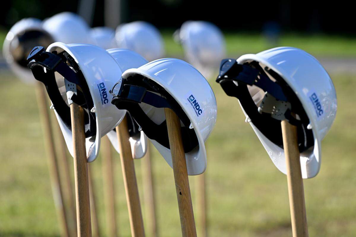 ArtCenter Manatee held a groundbreaking ceremony Thursday morning for their new Herrig Center for the Arts.