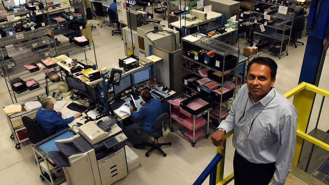 Radiant Power Corp. president Anish Patel says they are expanding their facility for the second time in two years to give its growing workforce elbow room. 
 TIFFANY TOMPKINS-CONDIE/Bradenton Herald