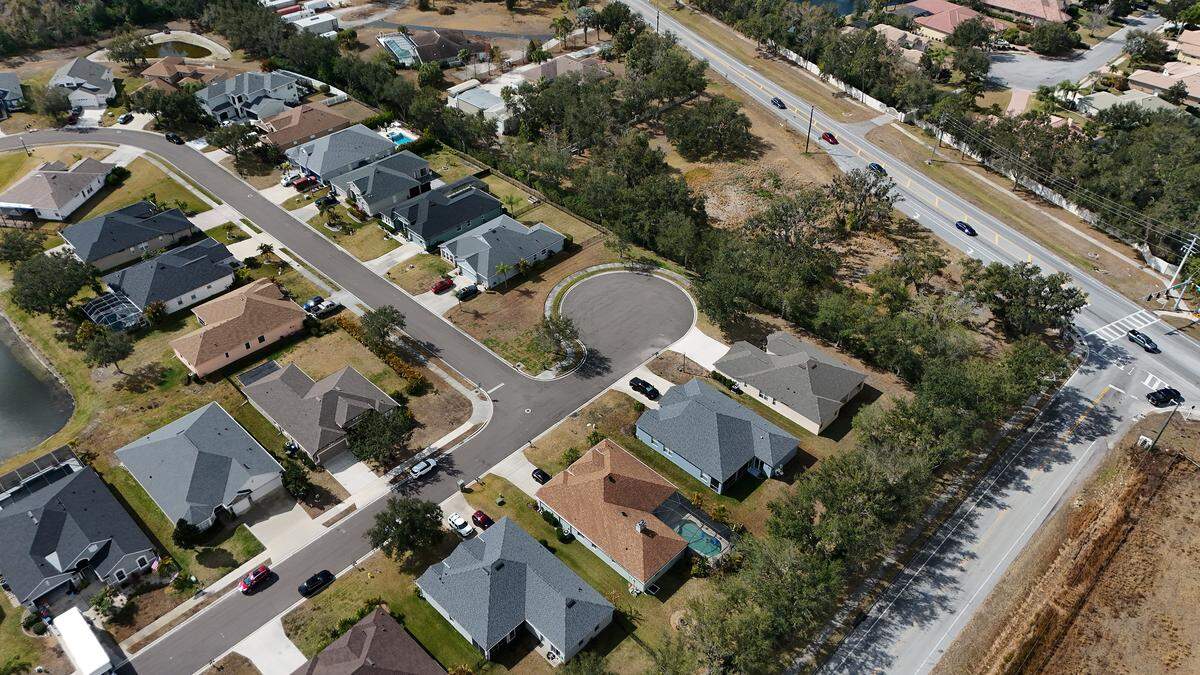 River Plantation homes near Ft. Hamer Road and Mulholland Road on Feb. 12, 2026.