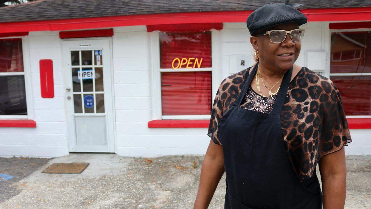 Sharon Isom Scott, shown Dec. 15, 2022, reopened Rock Inn Restaurant, 2112 Second Ave. E., Palmetto, in November. Closed since 2016, the restaurant was originally opened in 1945 by her grandmother, Pearl Isom.