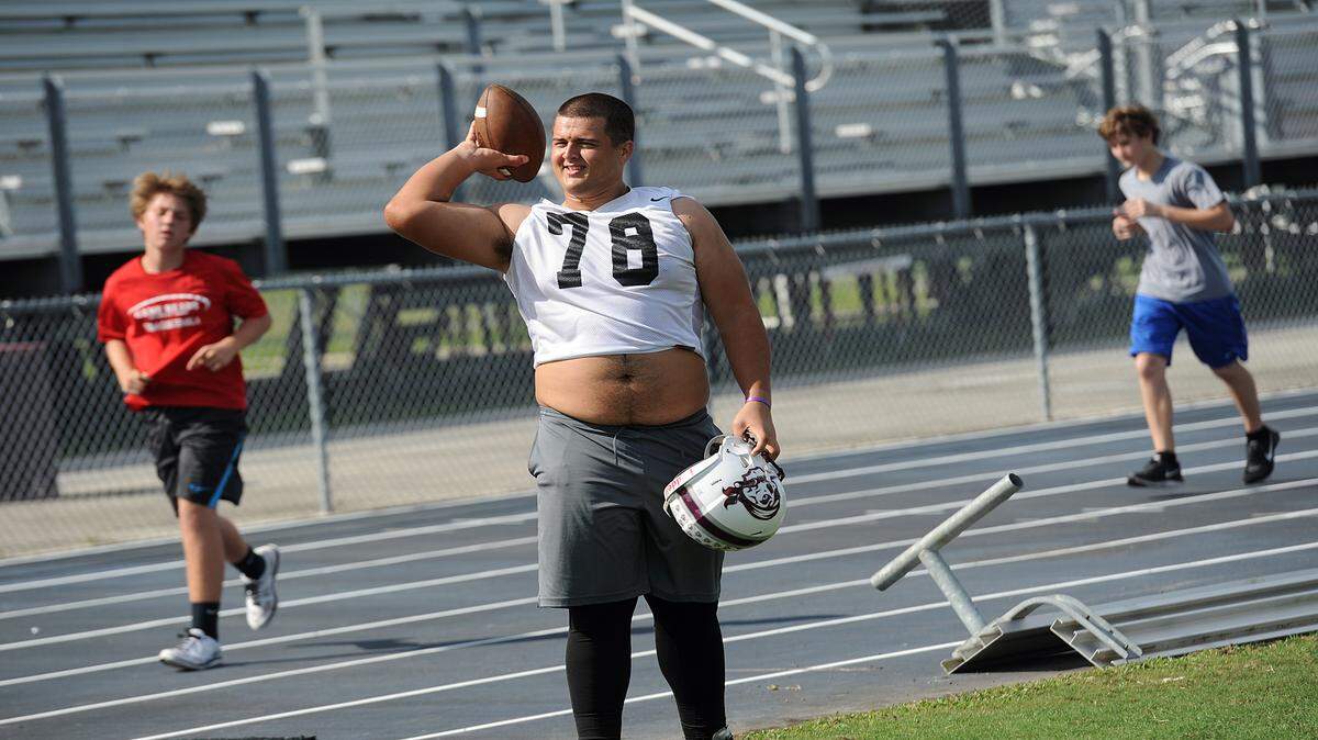 Braden River's Alex Salguero catches a ball on the sidelines during a practice earlier this season. TIFFANY TOMPKINS-CONDIE/Bradenton Herald file