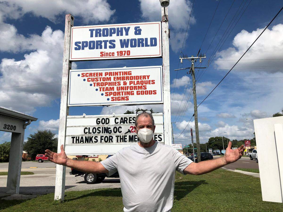 Ken Hudson is closing Bradenton’s Trophy & Sports World at 3200 First St. W. He has owned the 50-year-old business since 1990.
