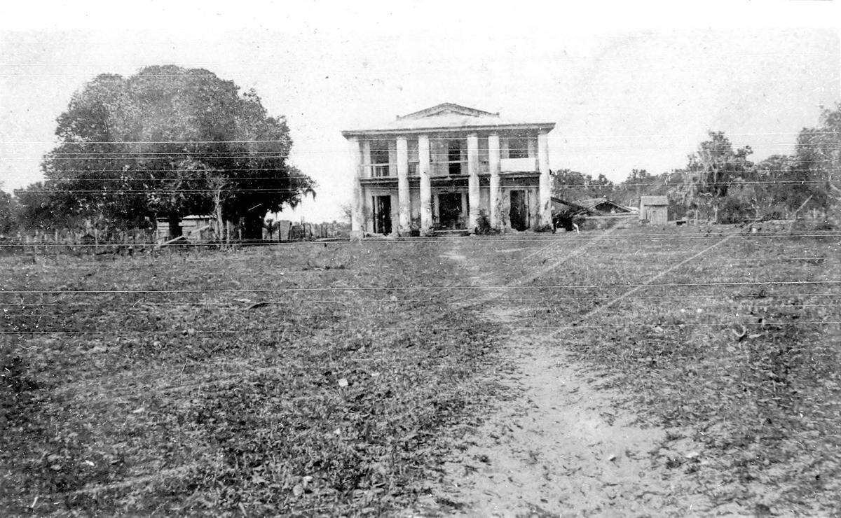The Gamble Plantation is pictured in this historic photo from 1915.