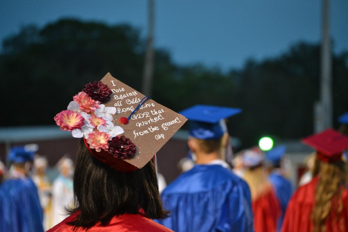 The Manatee High School senior class of 2020 was honored during a graduation ceremony at the school’s Hawkins Stadium on Tuesday, July 28.