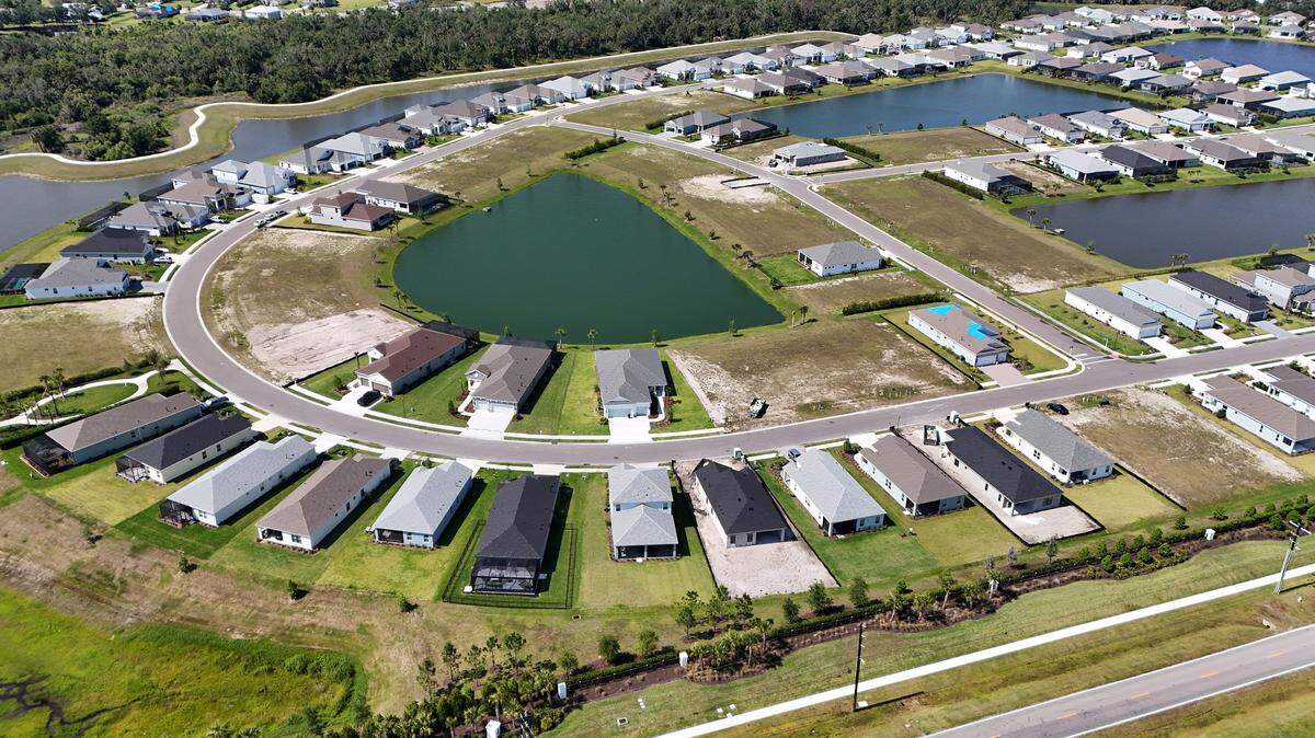 Canoe Creek off Golf Course Road shown in this photo on April 16, 2025.
