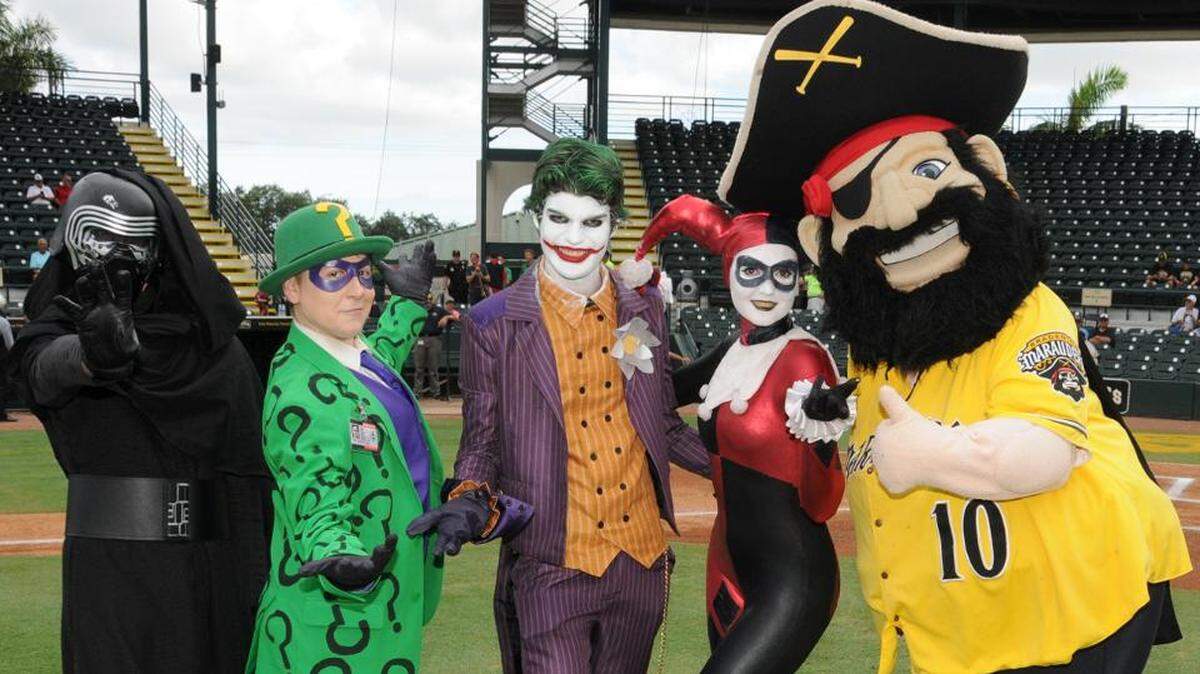 Catch classic heroes and villains and Star Wars characters roaming LECOM Park during a “geekend” hosted by the Bradenton Marauders.