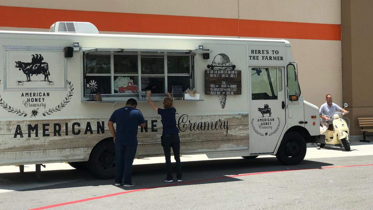 American Honey Creamery ice truck is a regular fixture Sundays at The Home Depot, 5820 State Road 64 E. in Bradenton.