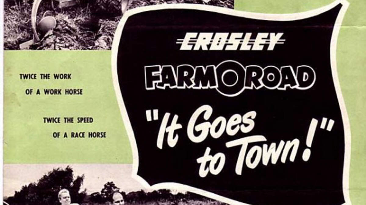 The FarmOroad was a combination of a light tractor, a small pickup and a passenger vehicle. It was aimed at the farmer who could not afford a new car and a tractor at the same time. 
 PHOTO PROVIDED