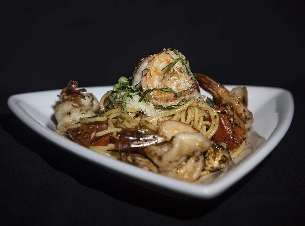 2/22/2021--Bob and Molly Slicker recently opened Slicker’s Eatery at 12013 Cortez Road W., in Cortez. Shown above is their Shrimp Gambitto.