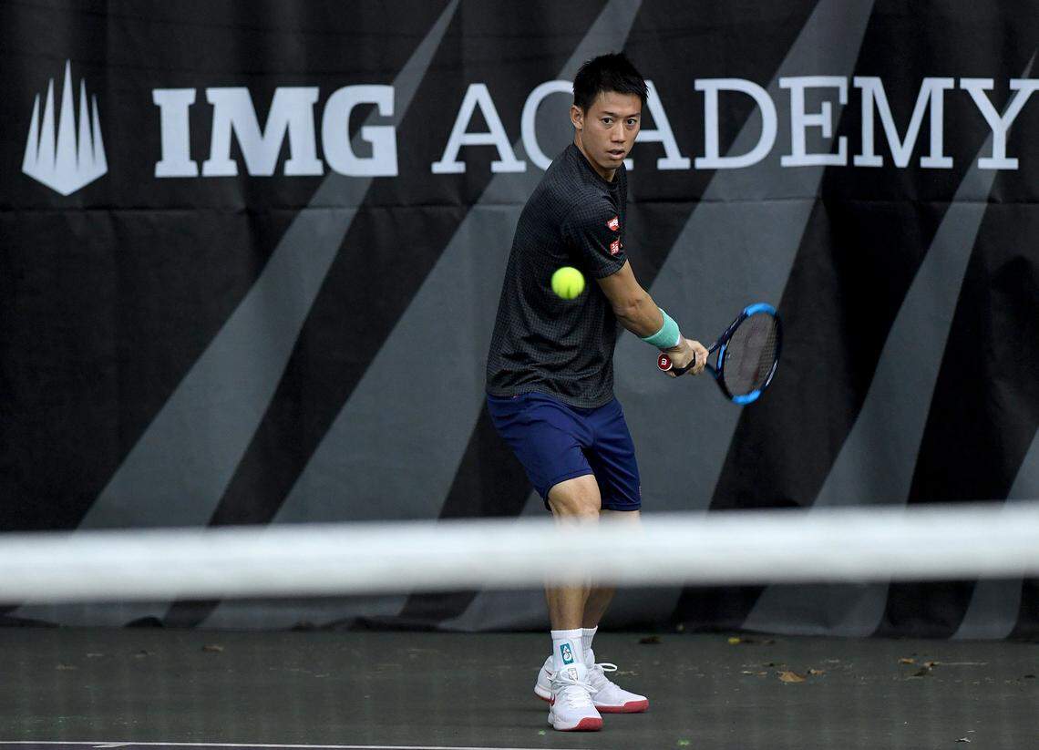 Several of the world’s top tennis players train at IMG Academy in Bradenton, including Kei Nishikori, who is ranked No. 9 to close 2018.