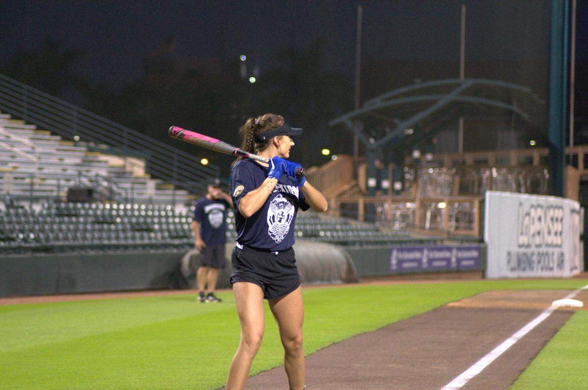 The Bradenton Police Department faced off against the Manatee County Sheriff’s Office in “Battle of the Badges,” a baseball match for charity at LECOM Park on Tuesday.