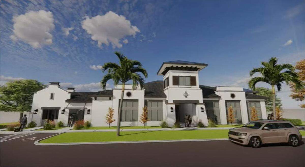 Manatee County officials voted to deny the Townhomes at Westbridge project, which would have provided 220 units in the Elwood Park area just north of 44th Avenue East near the Braden River. A provided artist rendering shows the design of the proposed complex.