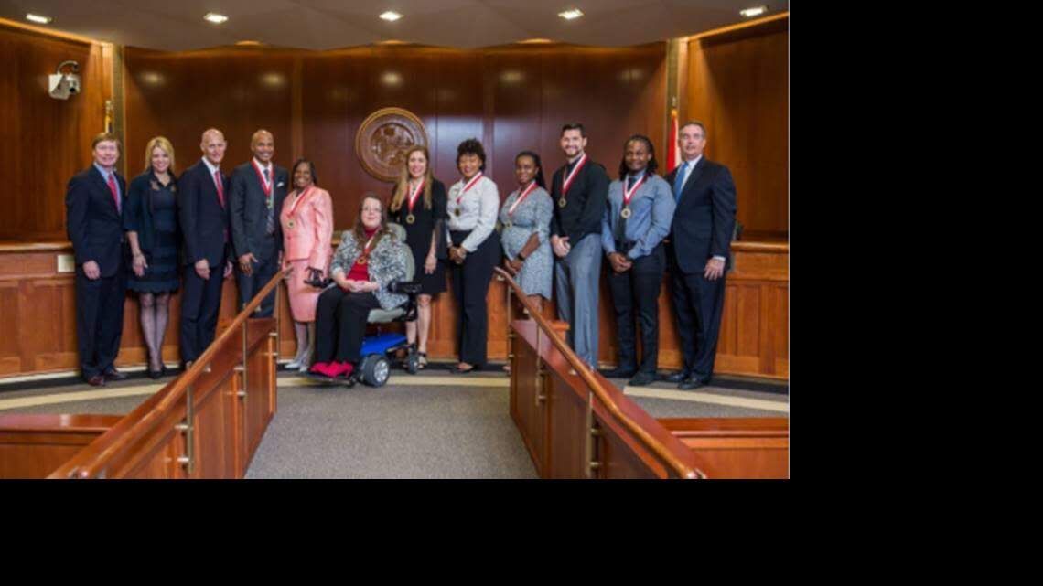 Governor Rick Scott and the Florida Cabinet recognized eight outstanding educators with the Governor’s Shine Award.