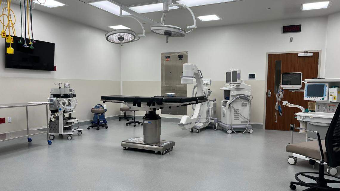 Coastal Orthopedics new 88,000-square-foot East Manatee facility and headquarters opened recently at 8000 State Road 64 East. Shown above is an operating room.