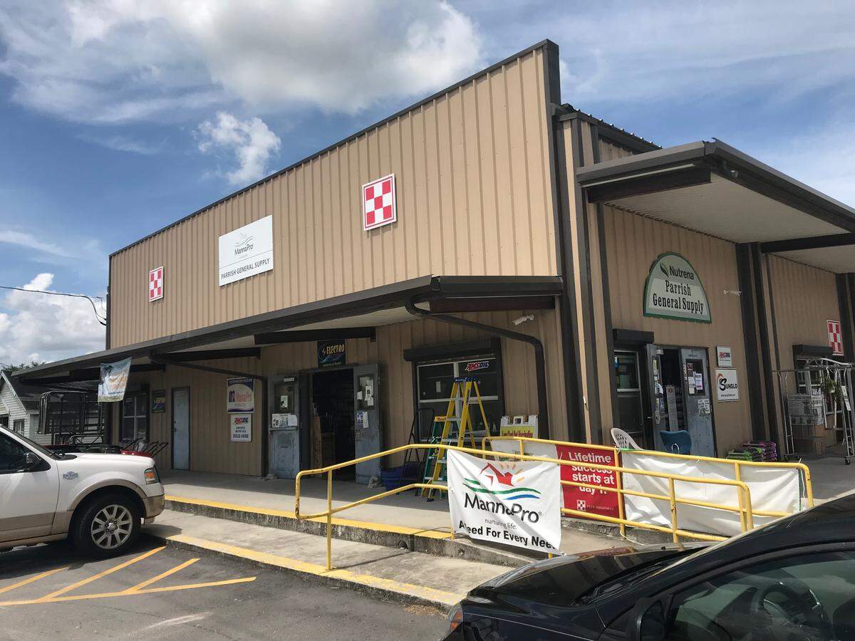 Jim and Linda Parks have operated Parrish General Supply since 1982. The store is located at 12320 U.S. 301,  Parrish.
