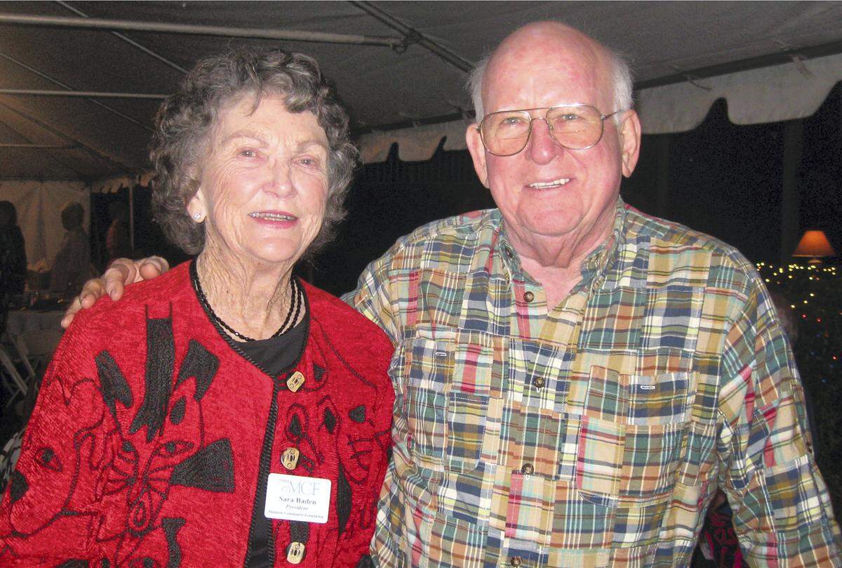 11/10/2008--Ray and Sara Nell Baden made it an annual tradition to give $10,000 checks to 10 local charities through the Manatee Community Foundation.
