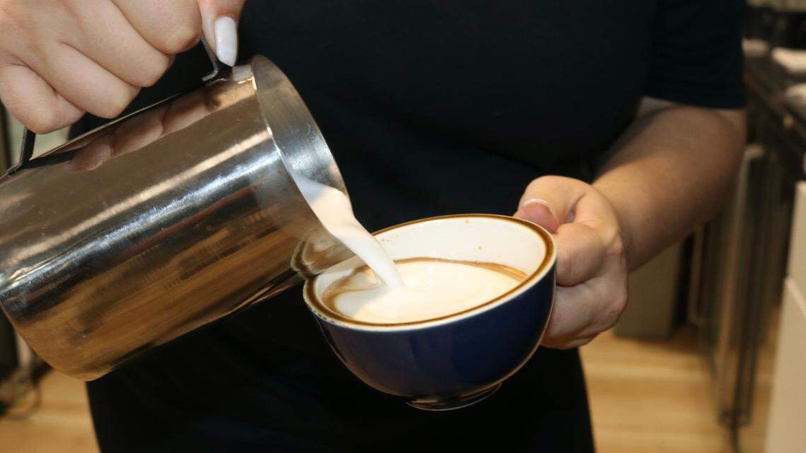 Breakfast at Victoria’s, 5315 Gulf Drive, Holmes Beach, shown Oct. 31, 2022, is an Italian bakery and restaurant, and a good place to get a cappuccino.