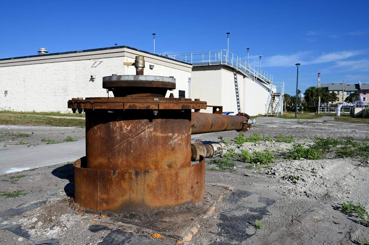 The City of Bradenton has been undergoing major upgrades to the water treatment plant with plans to have a new deep water injection well, shown here on Oct. 24, 2025, finished in 2028.