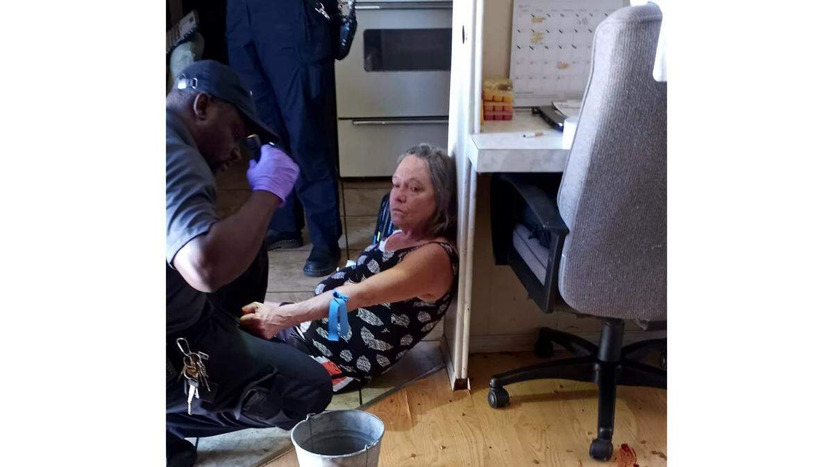 A photo posted on Facebook by Krista Kale was one of several in a post after Thomas Matejcek was arrested for assaulting his mother, Patricia Matejcek and her boyfriend, Sean Harrison, Jr. on May 18, 2023. Almost six months later, Patricia Matejcek and Sean Harrison, Sr. were found dead in the Arbor Terrace RV Park in Bradenton. Thomas Matejcek is facing two counts of second-degree murder for killing his mother and her boyfriend on Friday, Nov. 10.