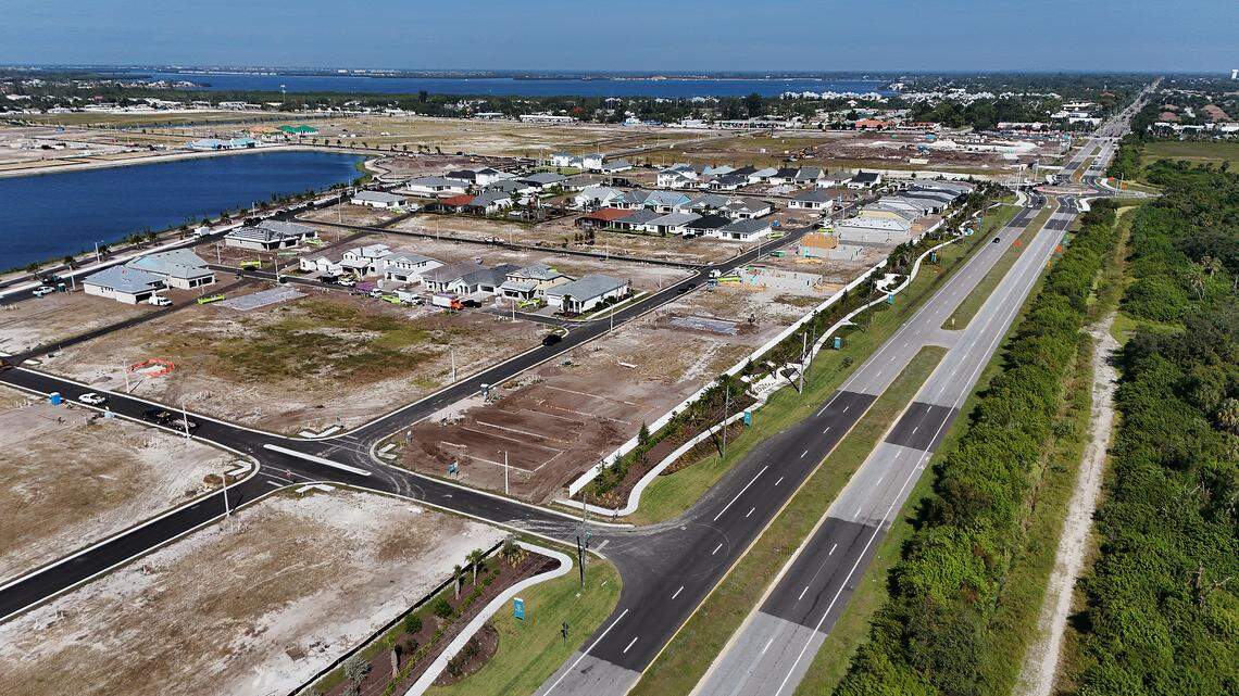 A Florida lawmaker has filed a bill to revise SB 180, a law passed in 2025 that limits local government’s ability to regulate development. Views of the Seaflower development in Manatee County on Oct. 22, 2025.