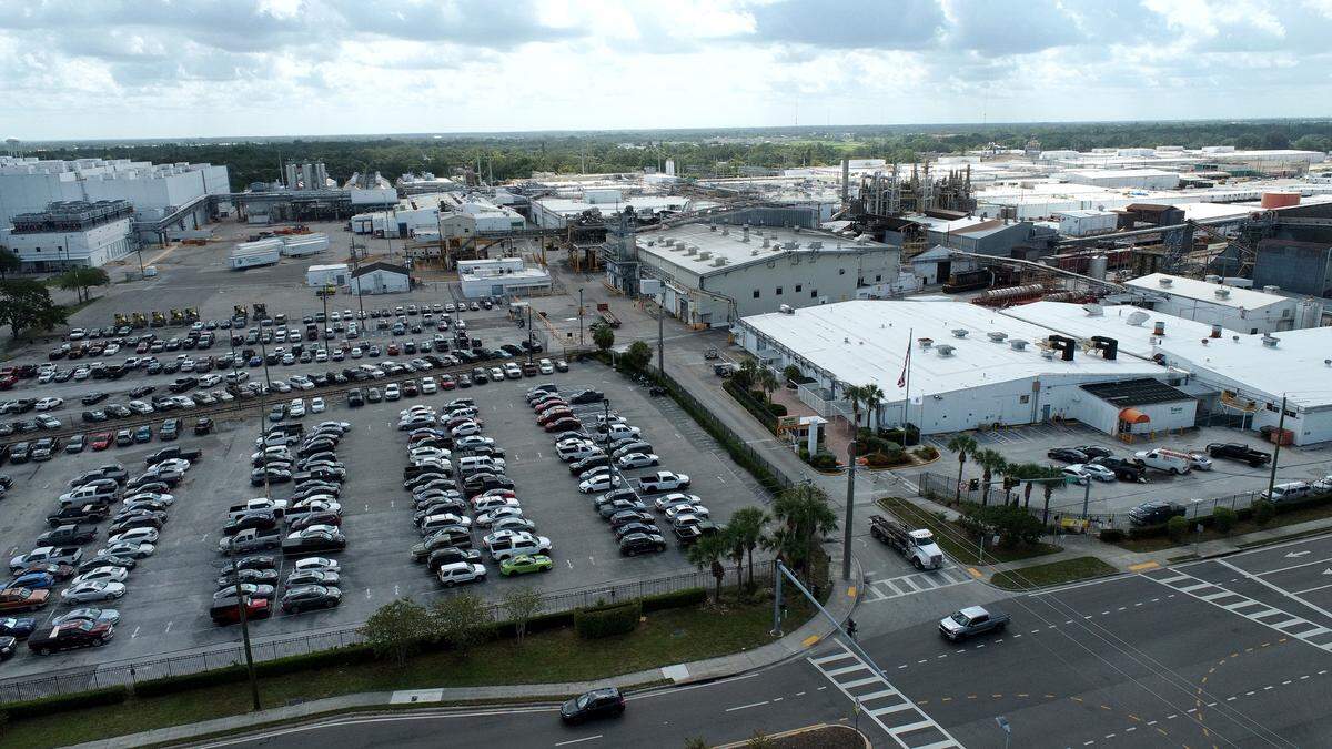 Tropicana, located in the 1200 block of Ninth St. E., Bradenton. Tropicana is one of the Bradenton area’s largest employers.