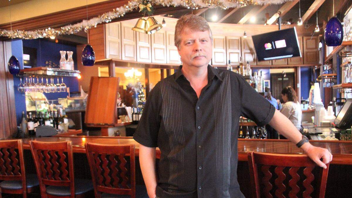 Steve Bishop, shown above, and his partner, Ron Fuller, have acquired the Blu Mangrove Grill in Palmetto and are renaming it Riviera Dunes Dockside. The restaurant is expected to close for a few days in January and reopen with a new menu, a new look and be more affordable, while remaining fast-casual.