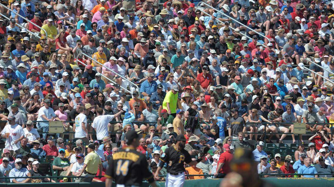 Man, 67, upset about Rays' Cuba trip, tosses beverages into dugout at McKechnie Field 