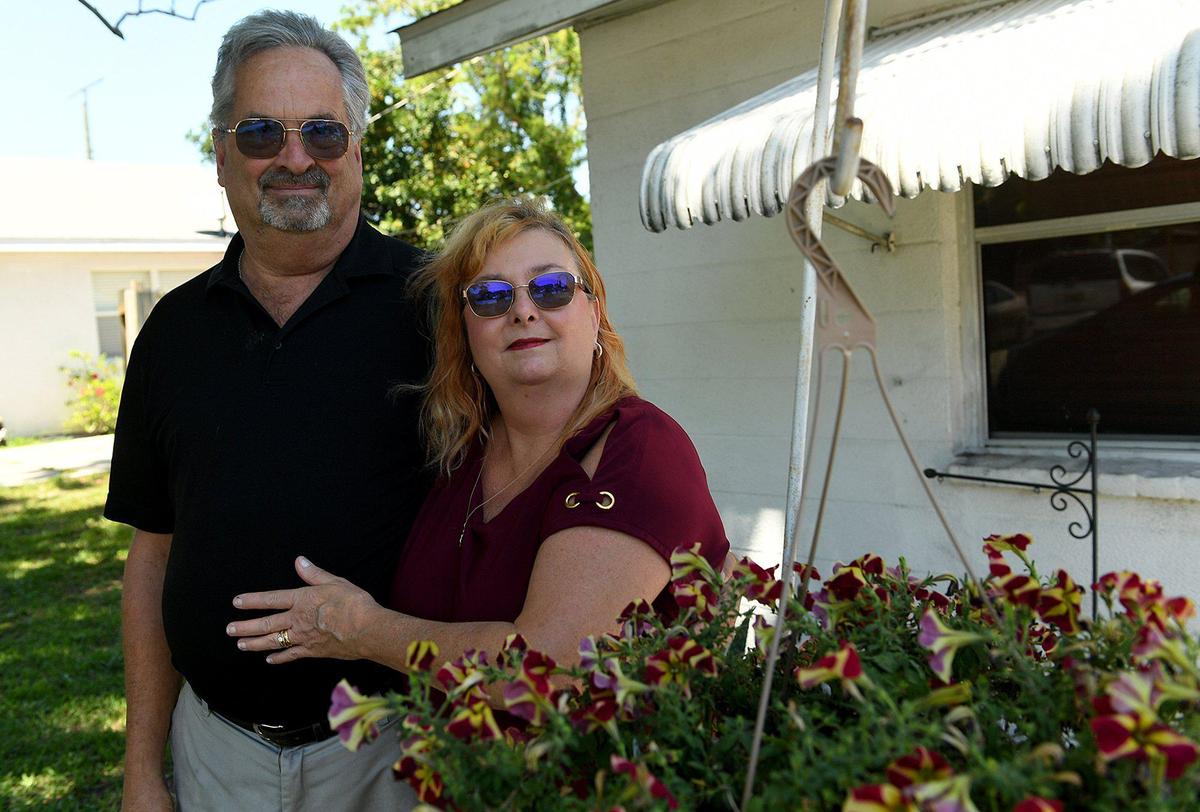 Patti and Jim Varrato, son-in-law and daughter of Patricia Schafer, who died of COVID-19 in the Braden River Rehabilitation Center.