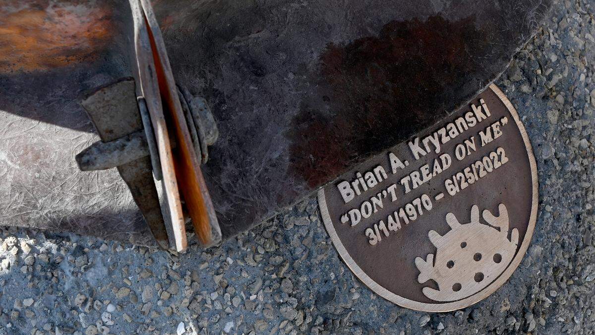 Brian Kryzanski’s cremated remains have been added into a reef ball which will be placed about a mile and half off the shore of Sarasota as an environmentally friendly way to honor his memory.