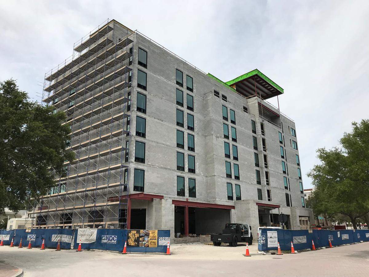 The Springhill Suites Downtown Bradenton Riverfront hotel will dramatically alter the look of downtown Bradenton when it opens this December.