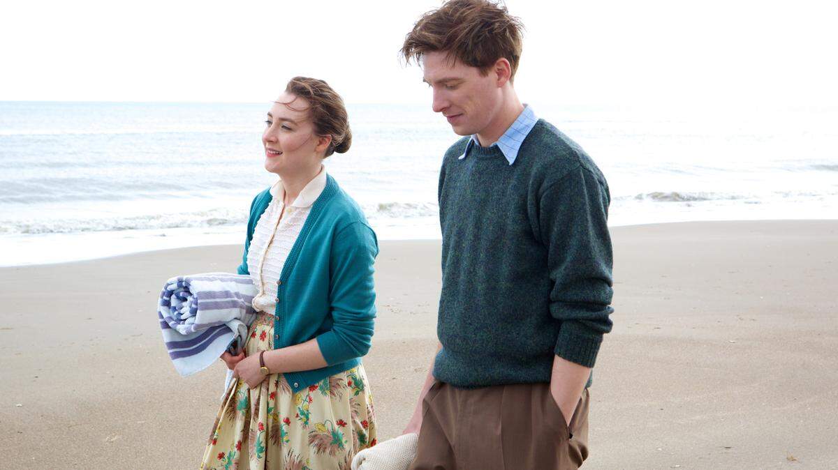 Saorise Ronan and Domhnall Gleeson star in "Brooklyn." Twentieth Century Fox