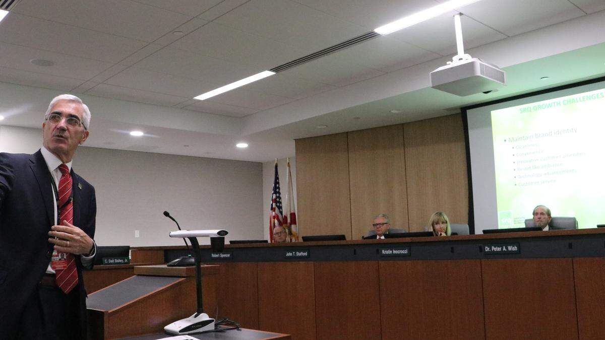 Passenger traffic at Sarasota Bradenton International Airport, which has been growing at about 40 percent each month over last year, could grow to 2.7 million in 2020, Rick Piccolo, airport president and CEO, told the airport authority on Monday.