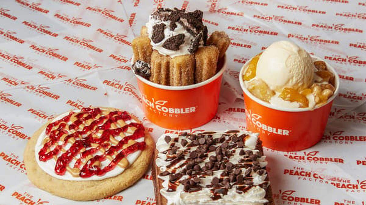 The Peach Cobbler Factory at 629 Cortez Road W. in Bradenton has its grand opening on Saturday, Jan. 11, 2025. They specialize in desserts such as cobblers, brownies, cookies, churro stix, banana puddings, shakes and more.