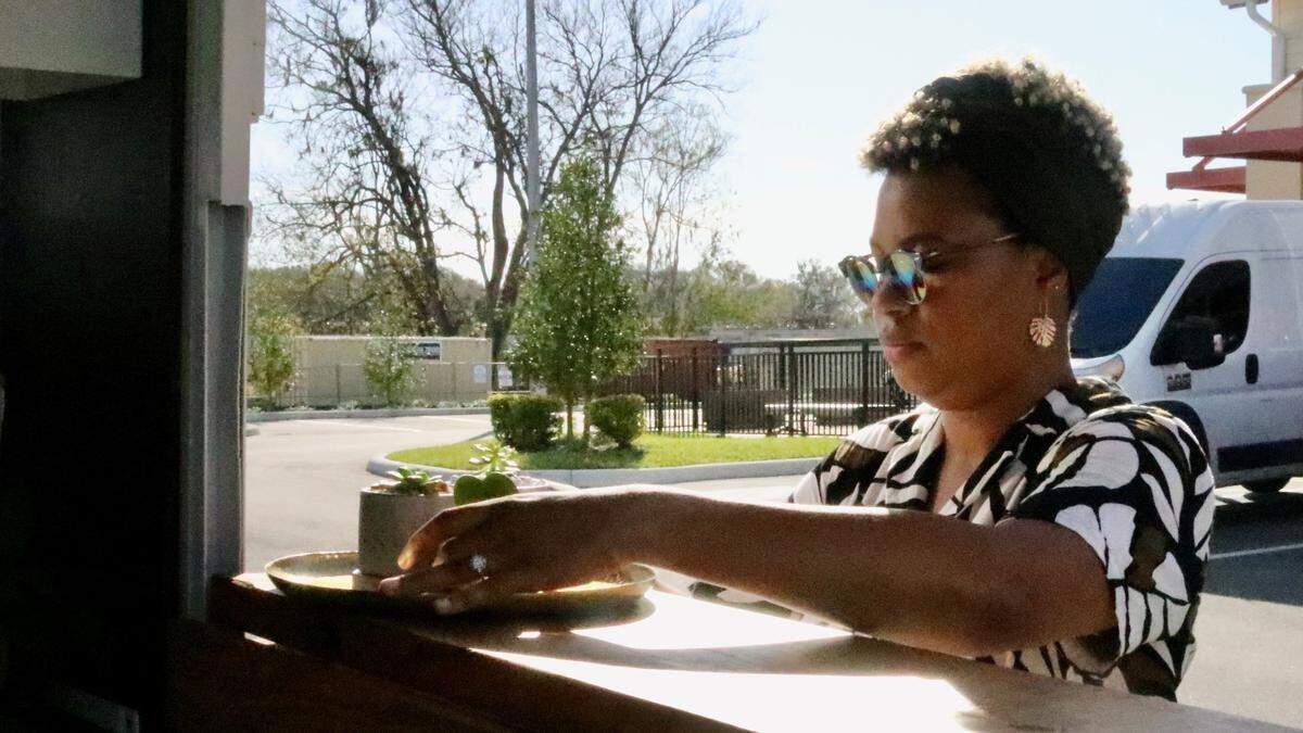 Parrish resident Taylor Robison takes her Pilyea Plants and Things business, housed in a converted horse trailer, to pop ups around Bradenton and Sarasota, selling low-maintenance house plants.
