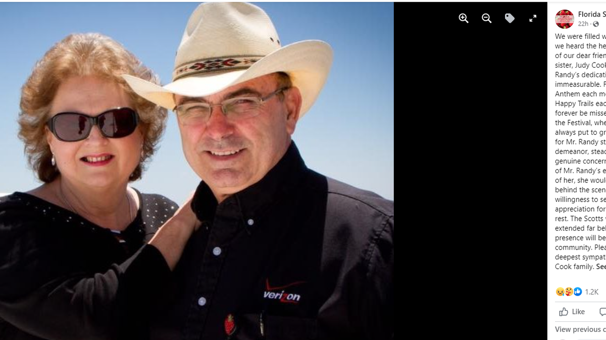 The Florida Strawberry Festival in Plant City paid tribute to Randy Scott, known as the voice of the festival, his wife Jill and her sister Judy Cook after the three were killed in a fatal car crash with a dump truck in Parrish on Monday, May 15, 2023.