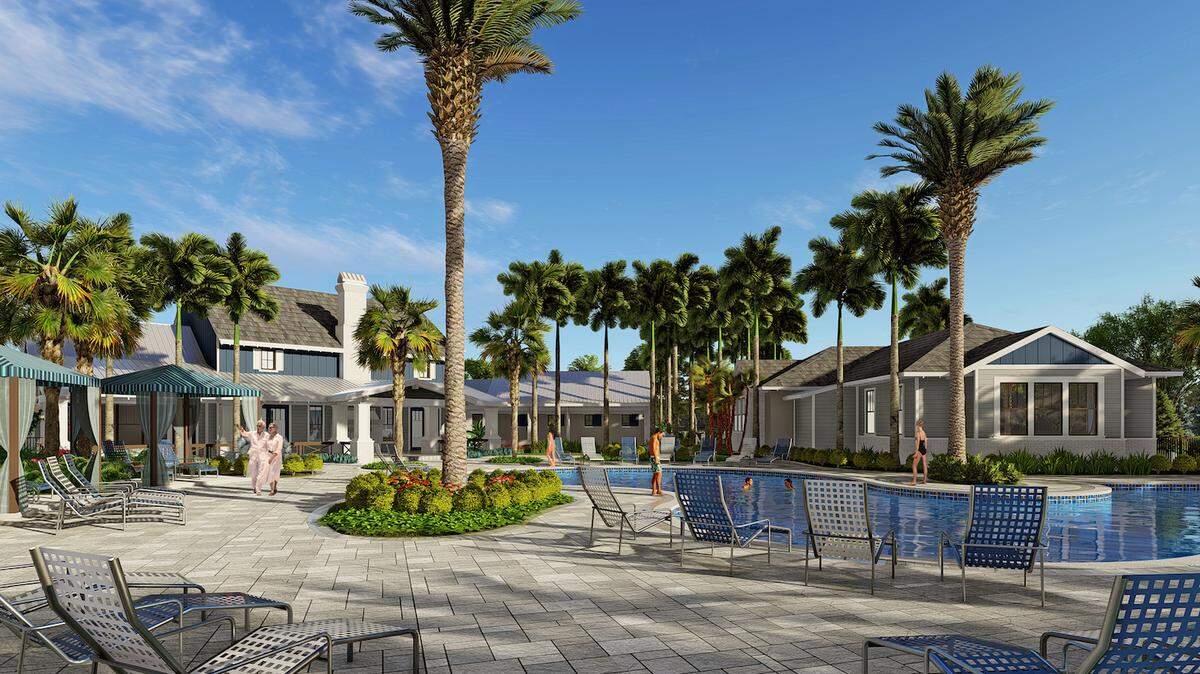 The proposed amenity center will provide a center of resident activities at Canoe Creek in Parrish, which is scheduled to open in the fall.