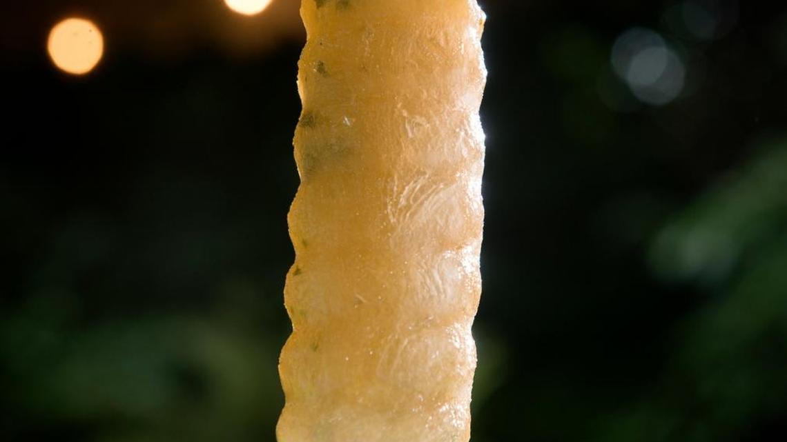 Canteloupe-Basil Ice Pops.