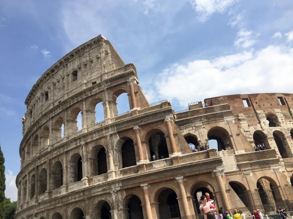 The Colosseum in Rome.