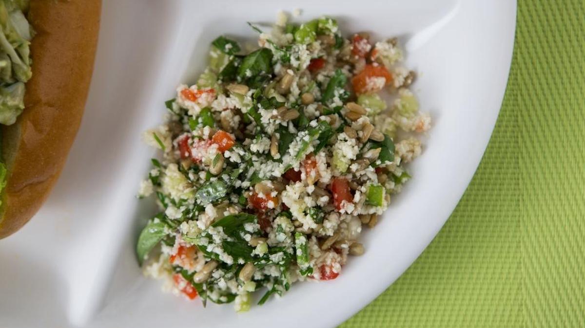 Cauliflower “Couscous: With Herbs.