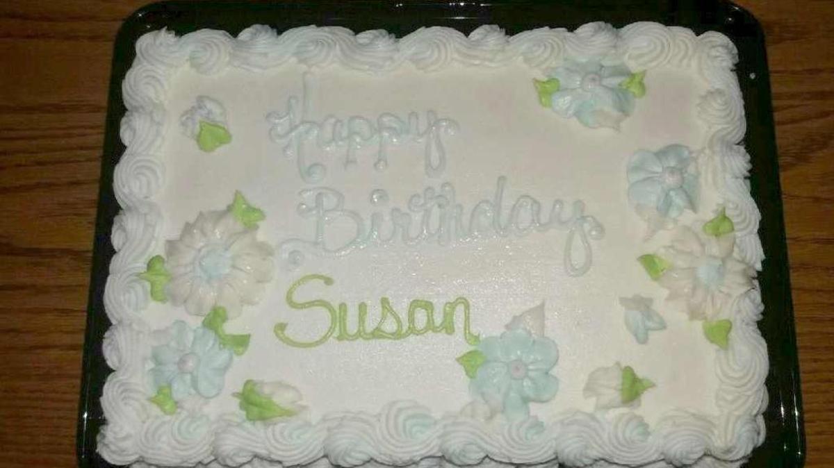 The Eicher family celebrated Susan’s birthday two times last week.